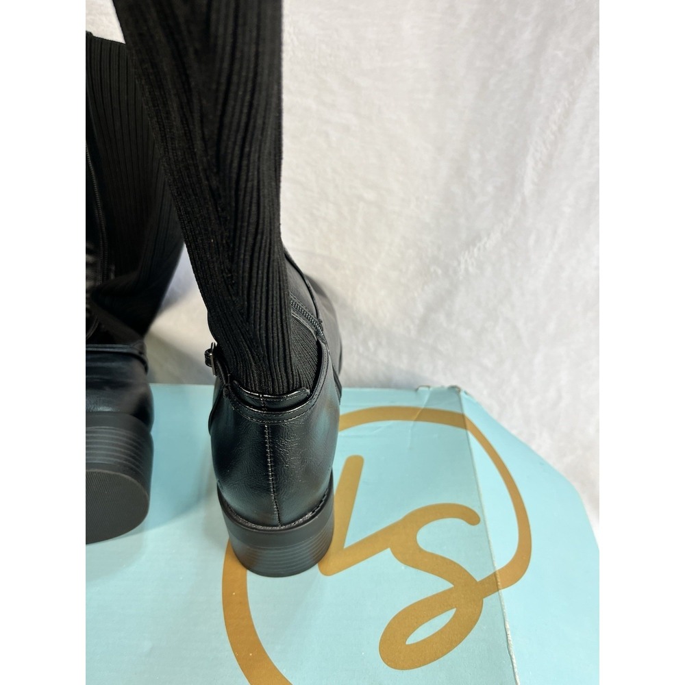 LifeStride Women's Bristol Tall Riding Boots - Black- US 7M - Picture 5 of 15